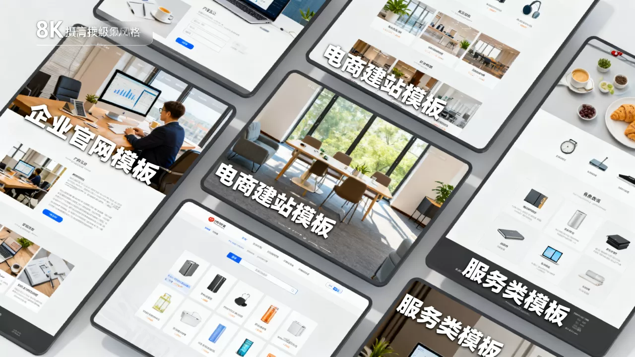公司网站模板图片怎么选？2026年最新企业建站模板推荐
