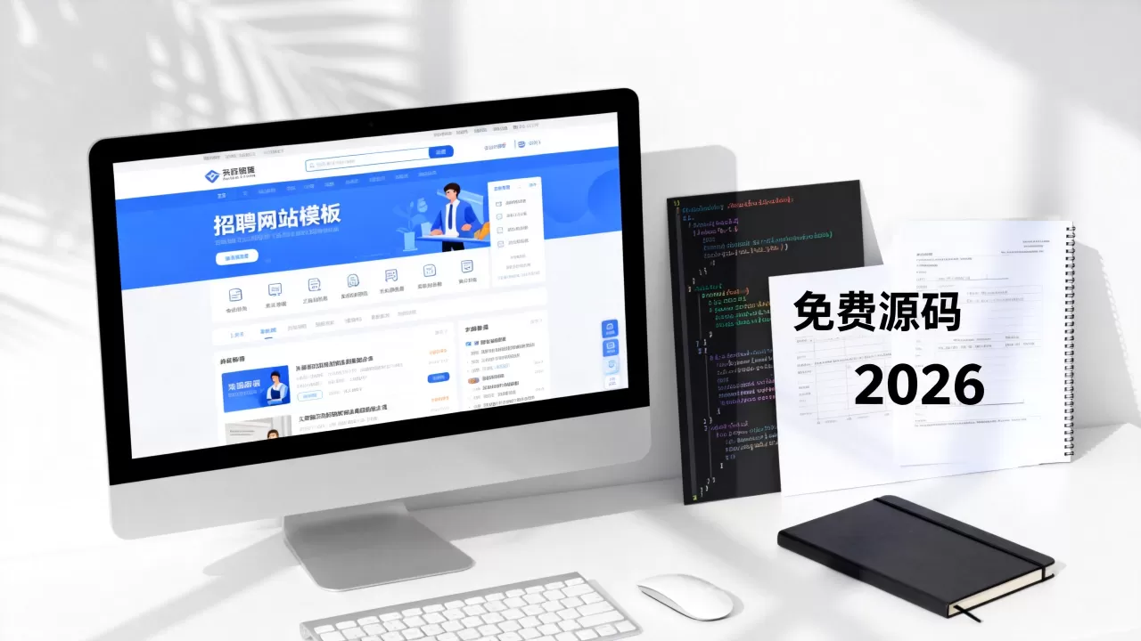 公司招聘网站模板怎么选？2026年最新免费源码
