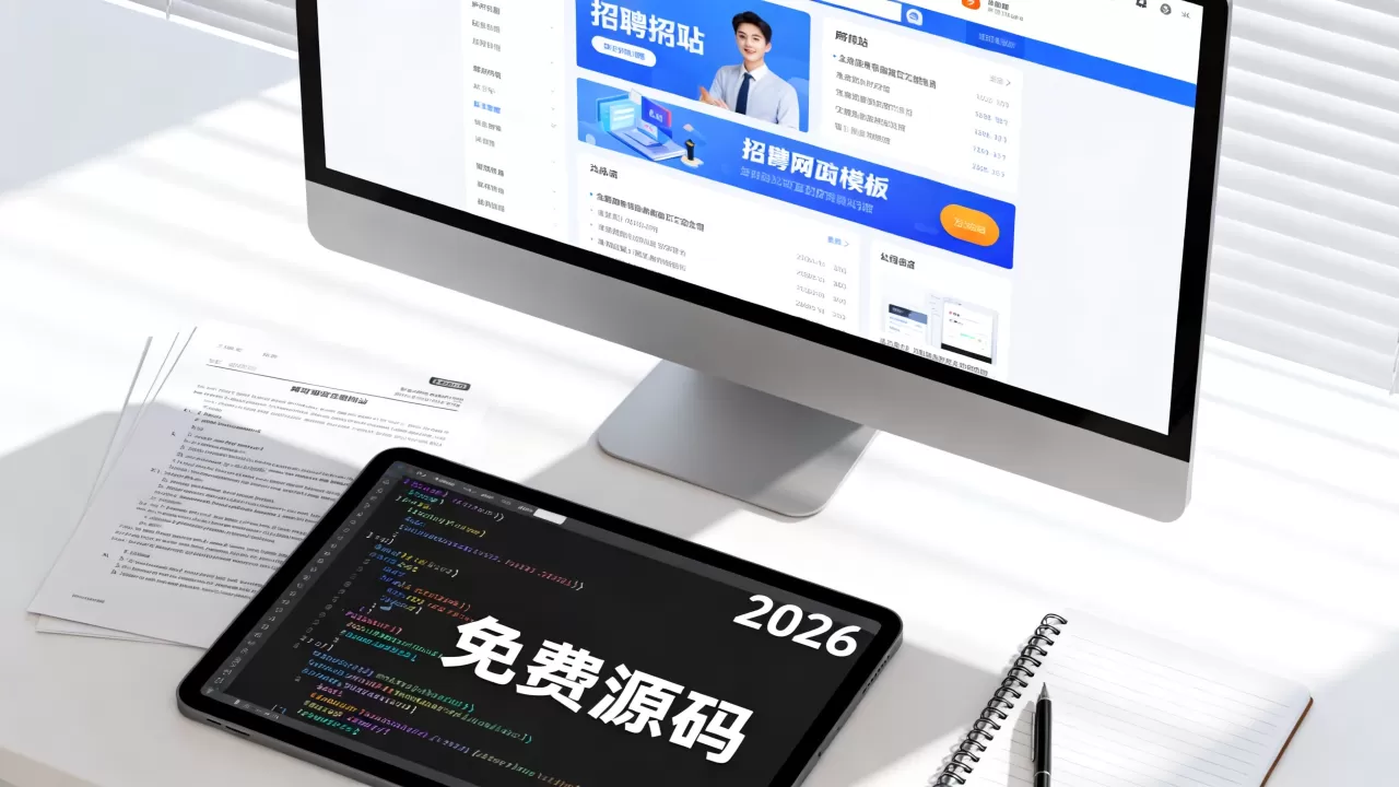 公司招聘网站模板怎么选？2026年最新免费源码