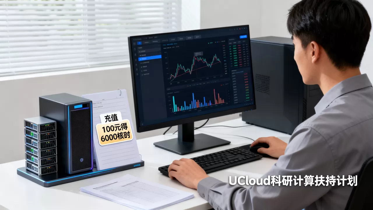 UCloud充值100元得6000核时算力是真的吗？科研计算扶持计划详情