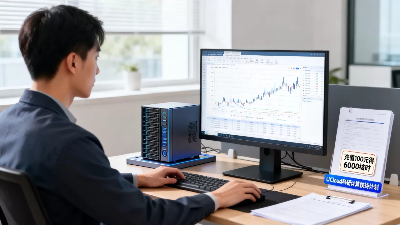 UCloud充值100元得6000核时算力是真的吗？科研计算扶持计划详情