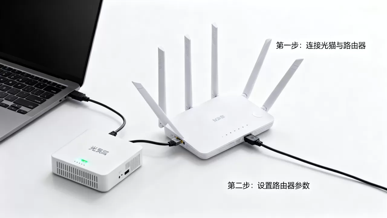 公司网络怎么接路由器？家庭宽带路由器连接教程
