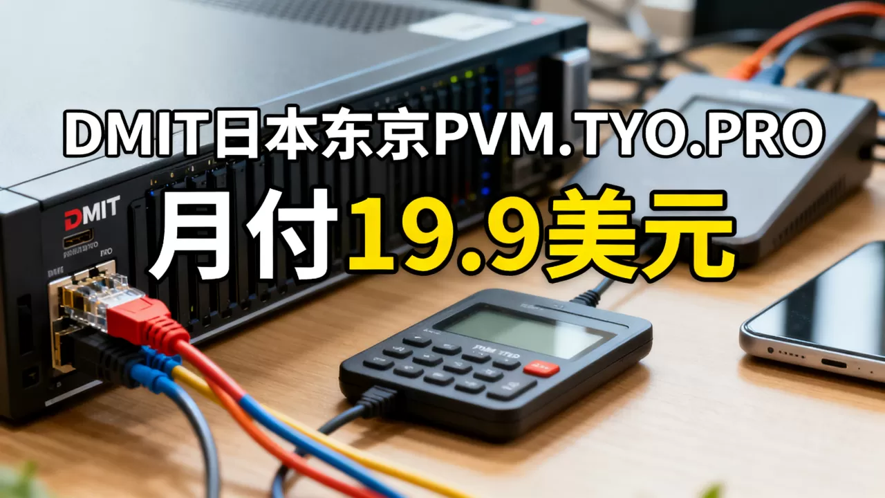 DMIT日本东京PVM.TYO.PRO套餐月付19.9美元好用吗？日本VPS推荐