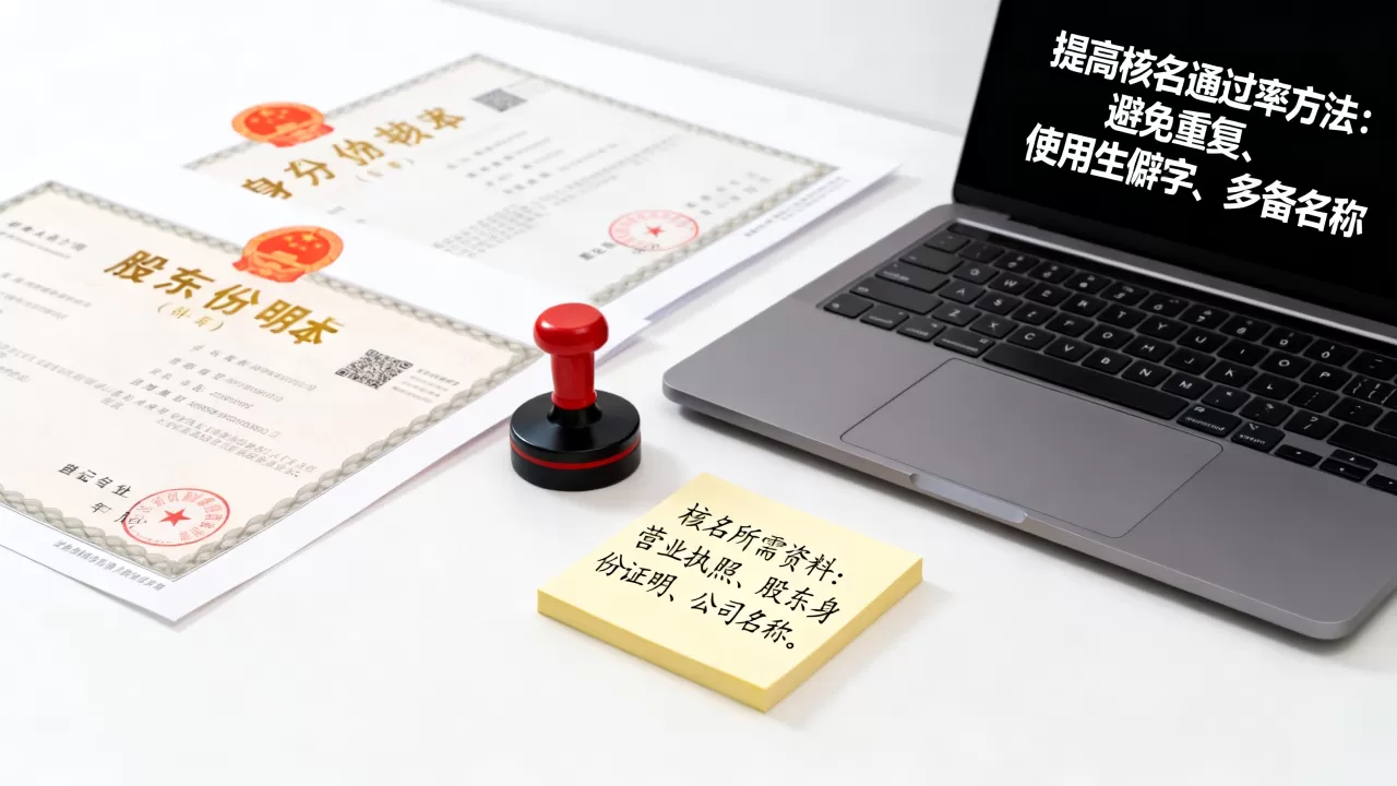 注册公司核名需要哪些资料？公司核名通过率低怎么办