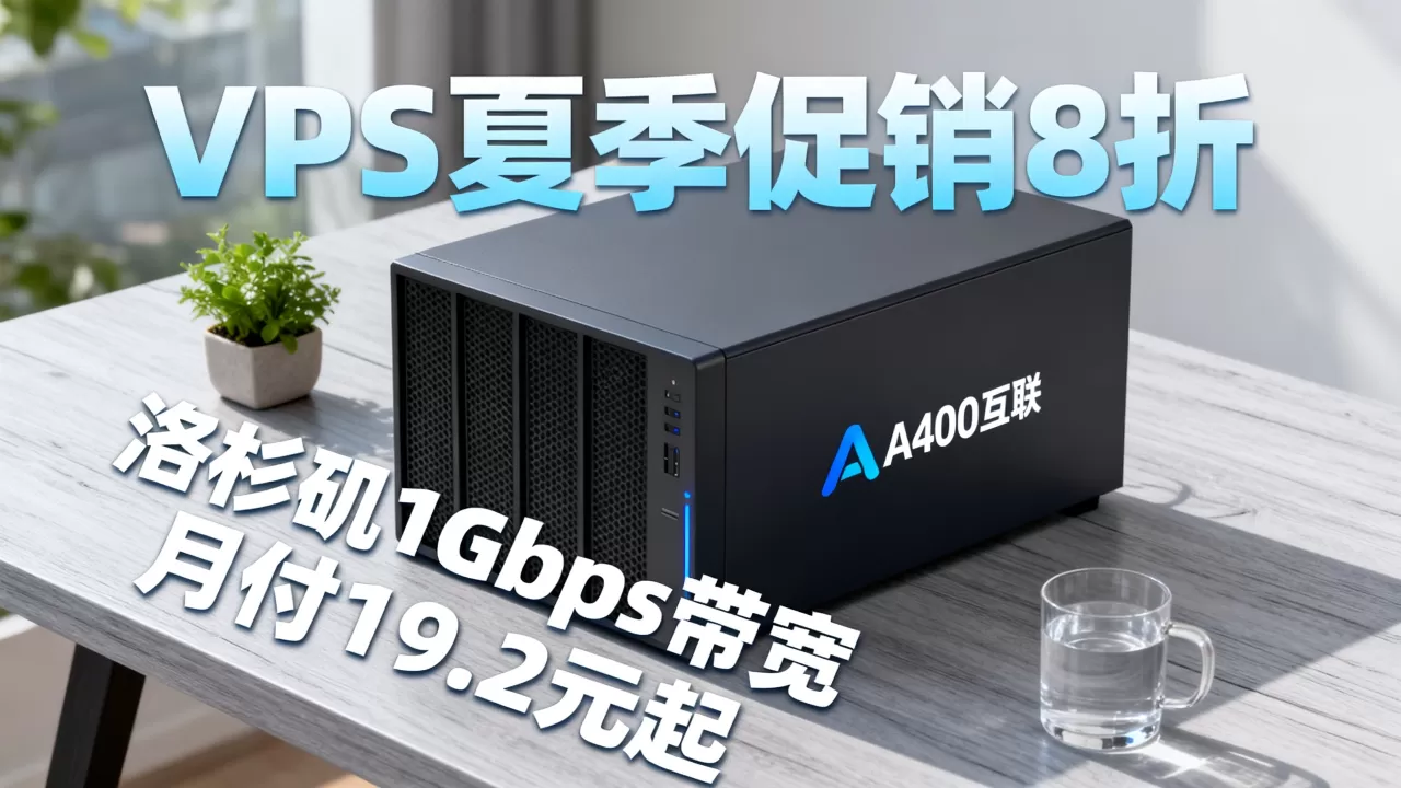 A400互联VPS夏季促销8折是真的吗？洛杉矶1Gbps带宽服务器月付19.2元起