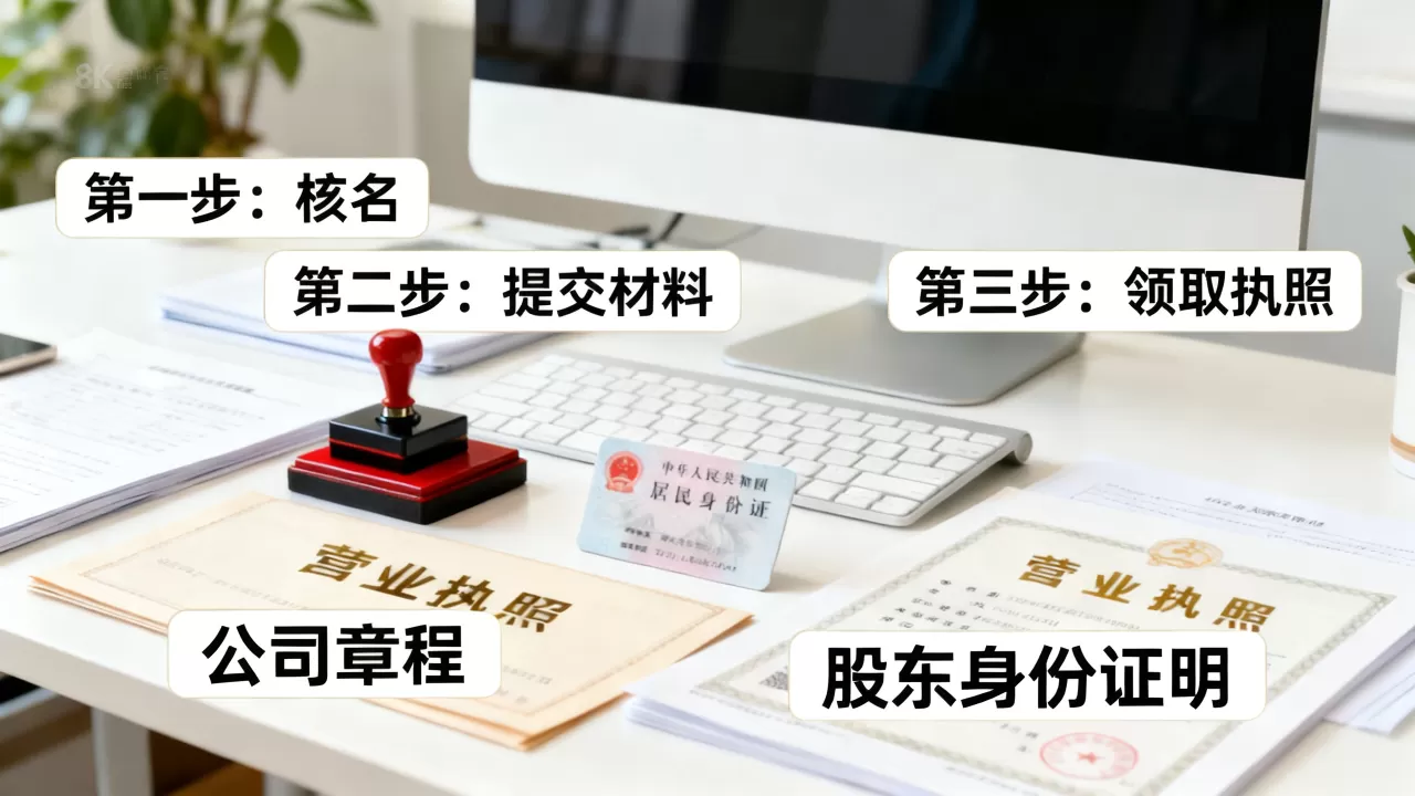 公司注册怎么办理？公司注册流程及所需材料