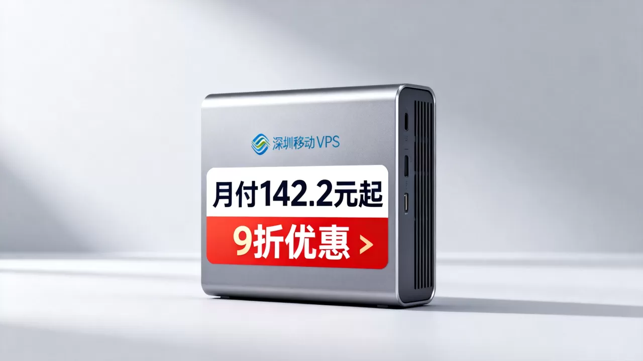 深圳移动VPS月付142.2元起，9折优惠值得入手吗