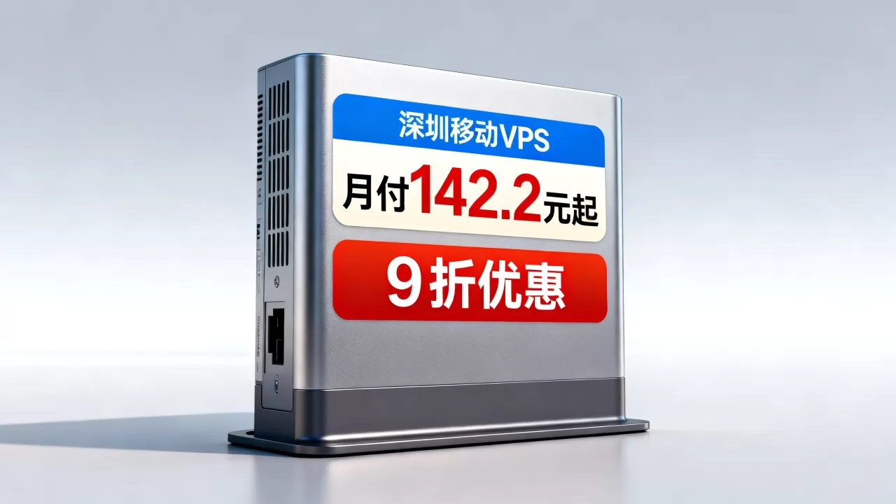深圳移动VPS月付142.2元起，9折优惠值得入手吗