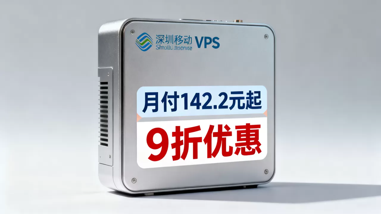 深圳移动VPS月付142.2元起，9折优惠值得入手吗