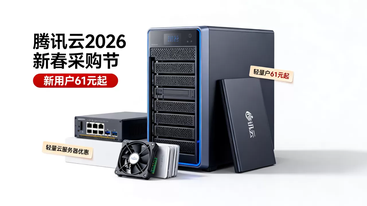 腾讯云2026新春采购节新用户61元起值得买吗，腾讯云轻量云服务器最新优惠活动