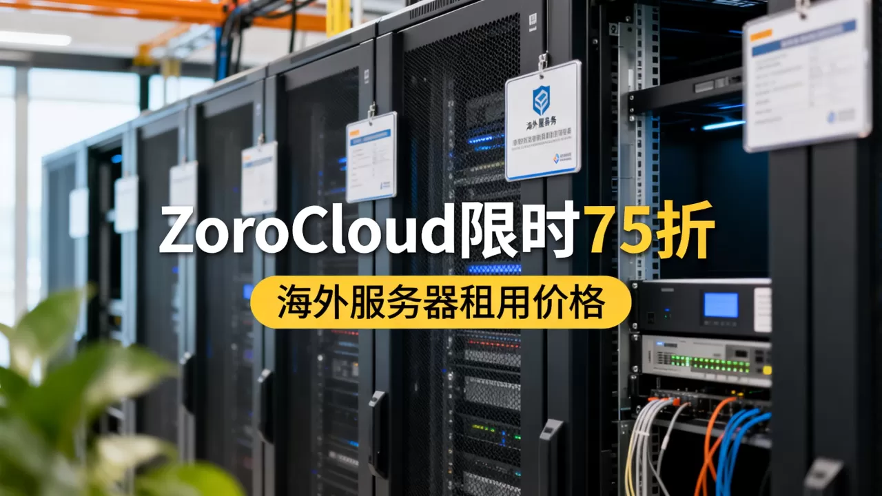 ZoroCloud限时75折值得买吗？海外服务器租用价格