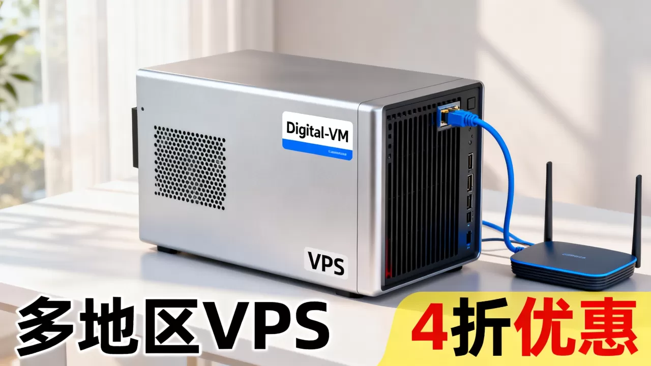 Digital-VM多地区VPS主机4折划算吗？vps主机推荐高性价比