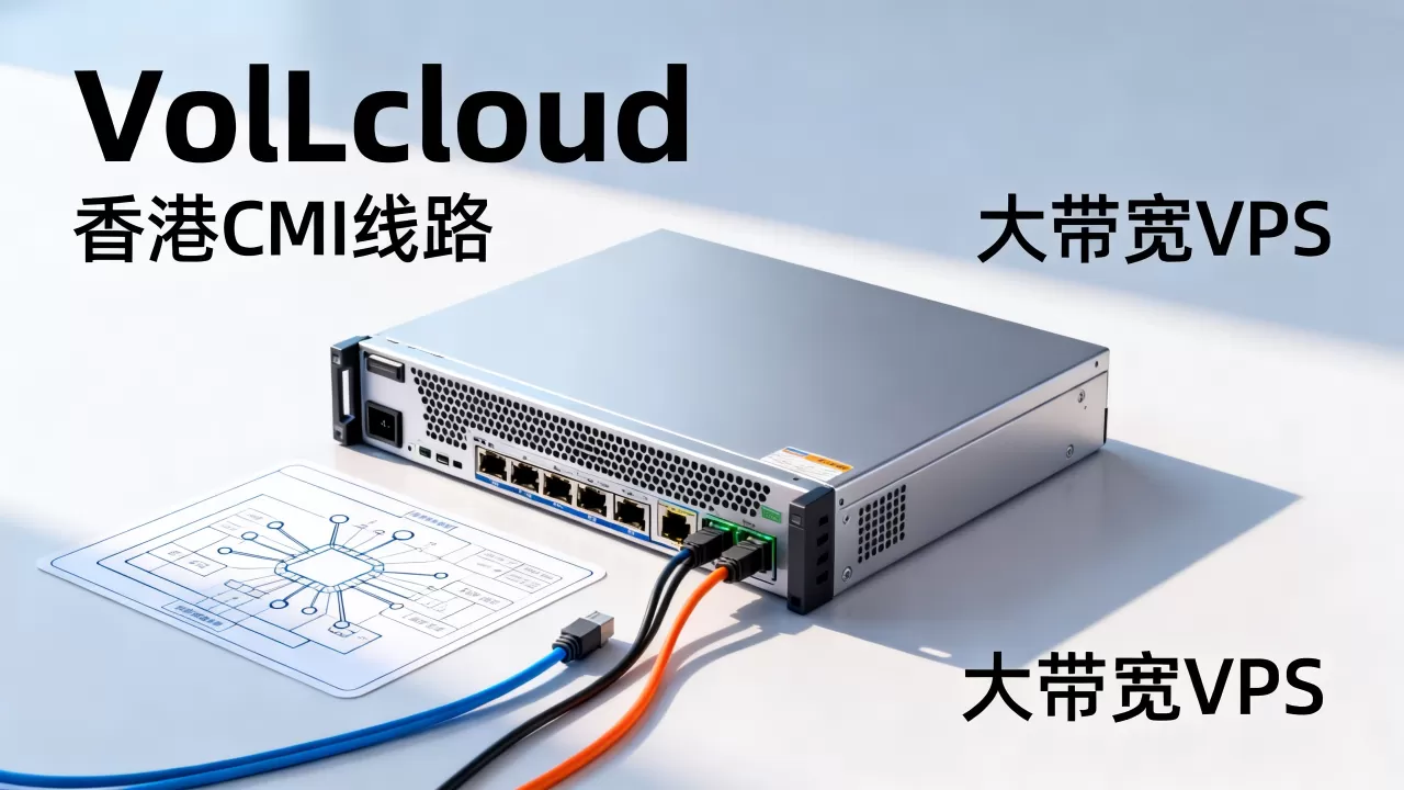 VoLLcloud香港CMI线路VPS好用吗？香港便宜大带宽VPS推荐