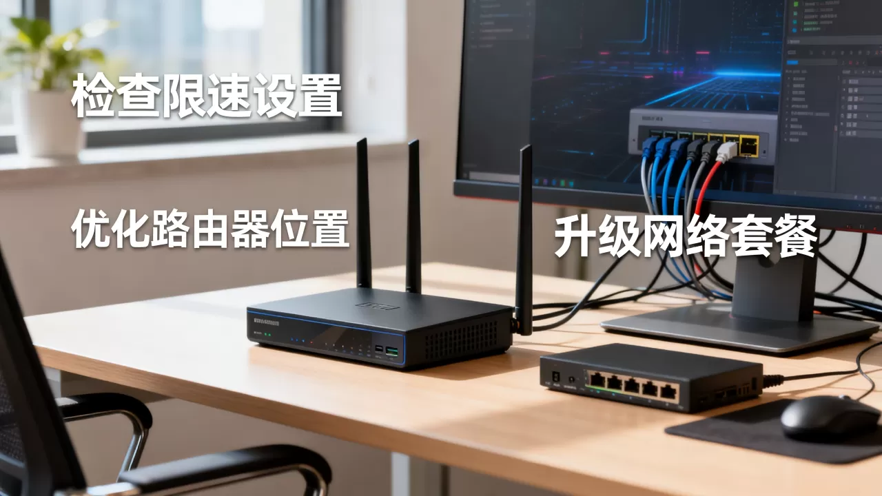 公司网络被限速怎么办，如何提升网速