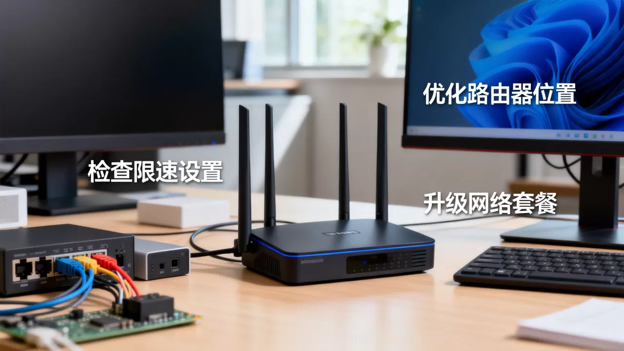 公司网络被限速怎么办，如何提升网速