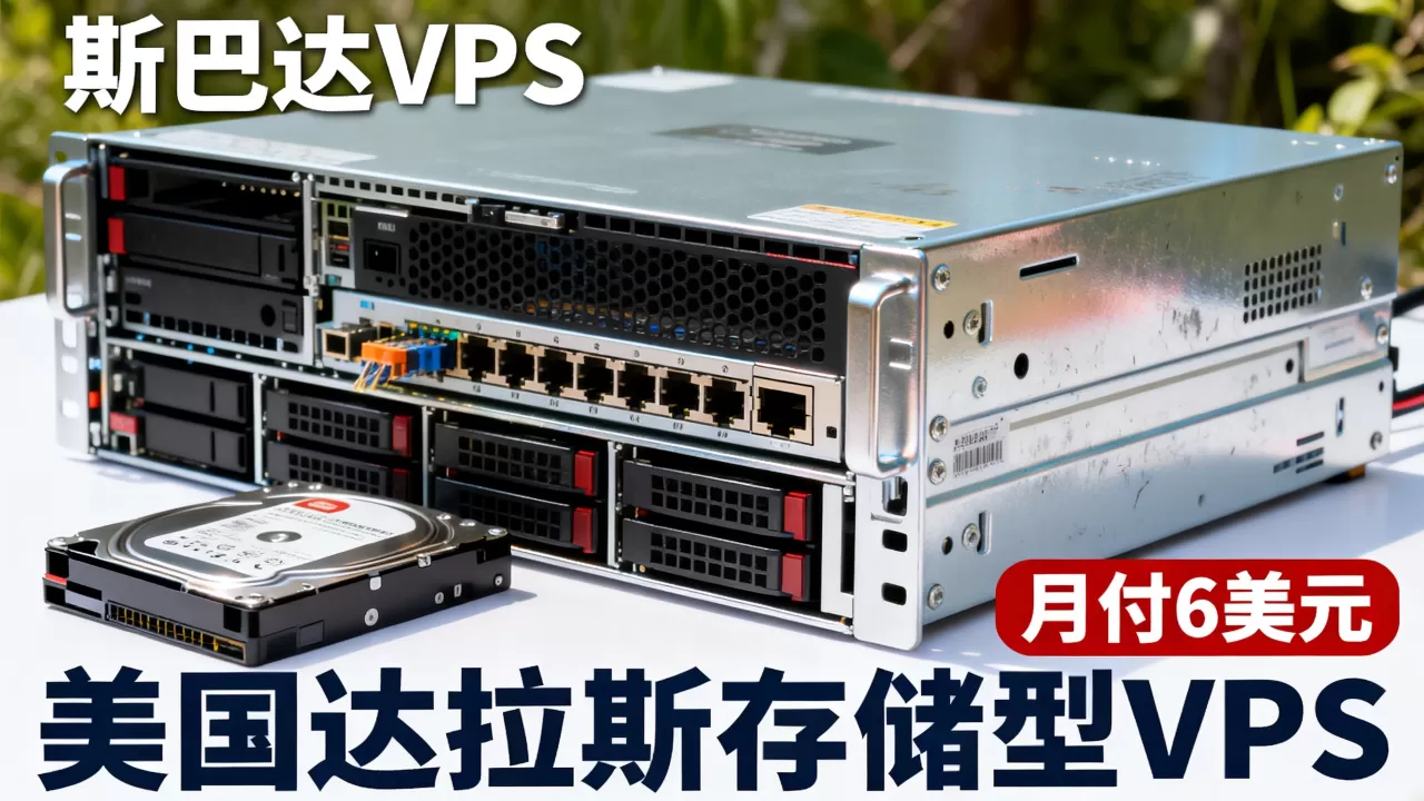 斯巴达VPS月付6美元靠谱吗？美国达拉斯存储型VPS推荐