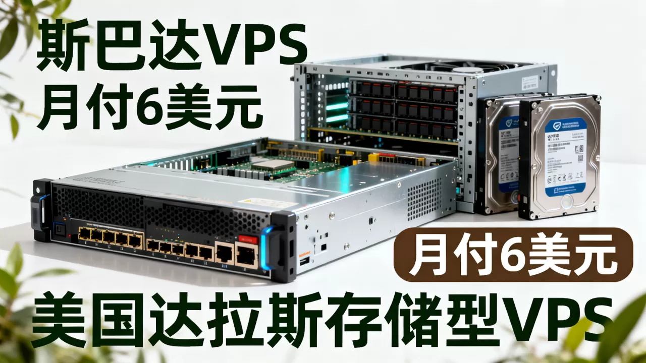斯巴达VPS月付6美元靠谱吗？美国达拉斯存储型VPS推荐