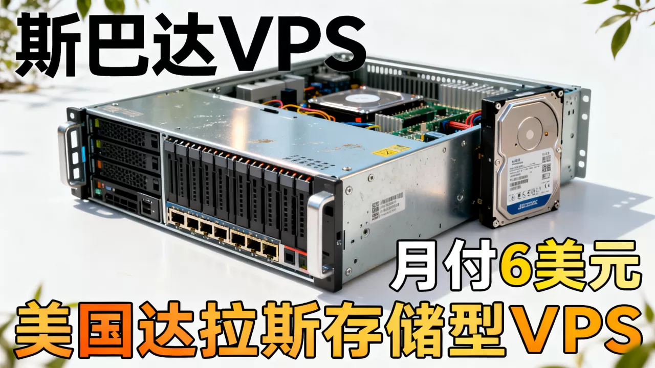 斯巴达VPS月付6美元靠谱吗？美国达拉斯存储型VPS推荐
