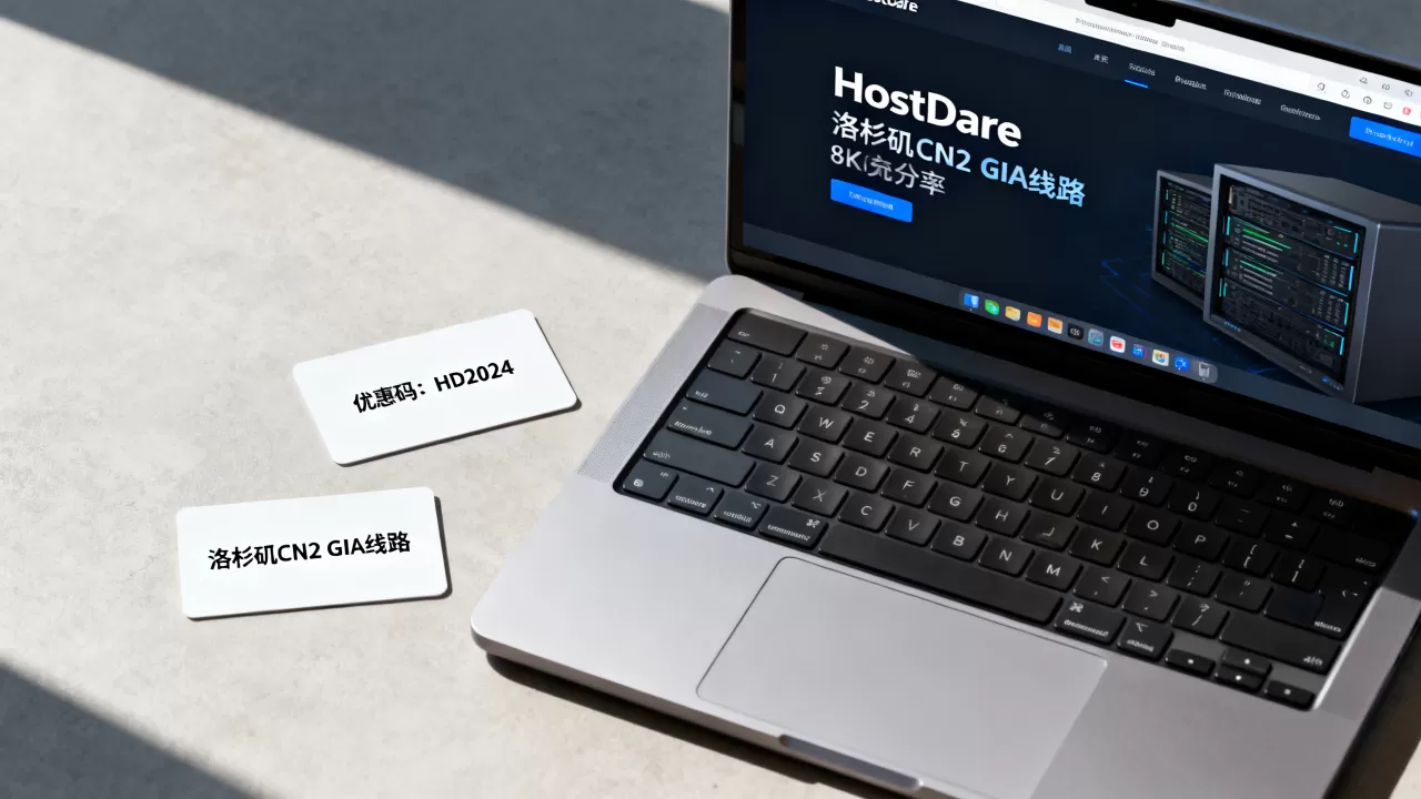 HostDare优惠码真的能用吗？洛杉矶CN2 GIA线路优惠