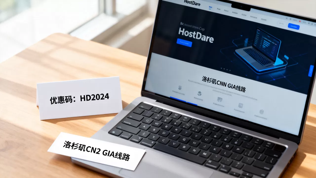 HostDare优惠码真的能用吗？洛杉矶CN2 GIA线路优惠