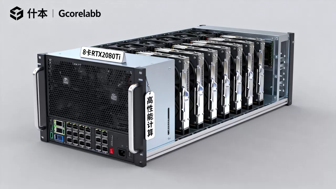 Gcorelabs美国阿什本GPU服务器性能如何？租用8卡RTX2080Ti多少钱