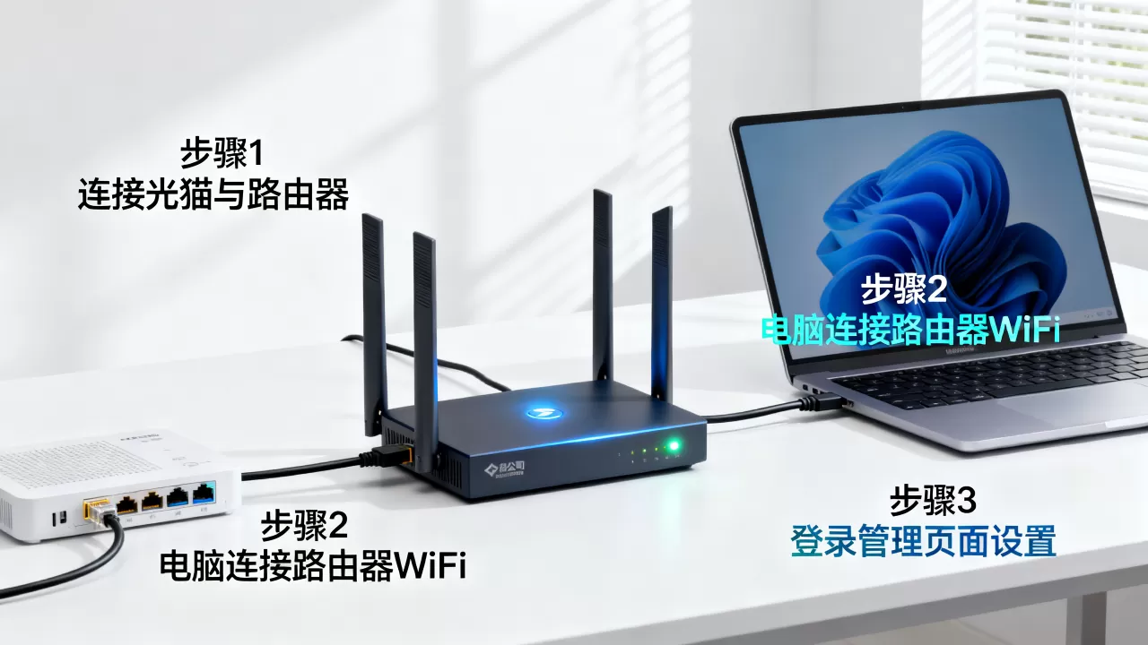 公司网线接路由器怎么设置？公司路由器怎么设置网络连接