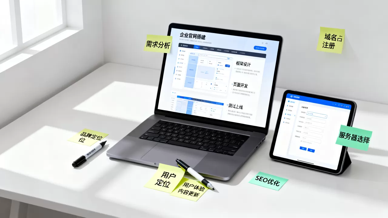 公司门户网站怎么做？企业官网搭建流程与注意事项