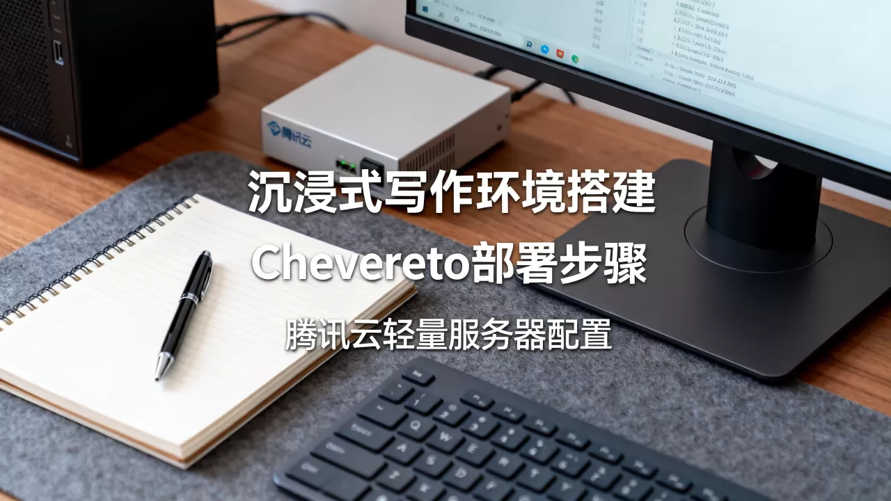 如何打造沉浸式Markdown写作？腾讯云轻量服务器Chevereto部署教程