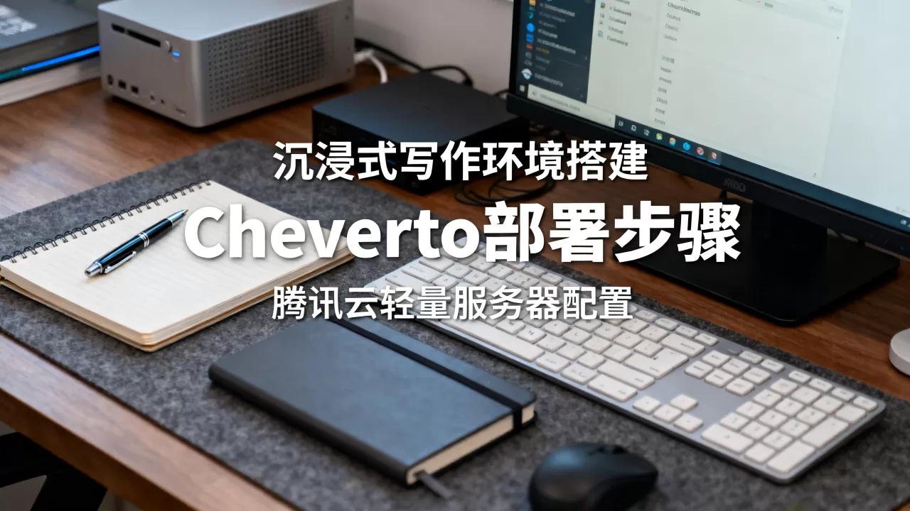 如何打造沉浸式Markdown写作？腾讯云轻量服务器Chevereto部署教程