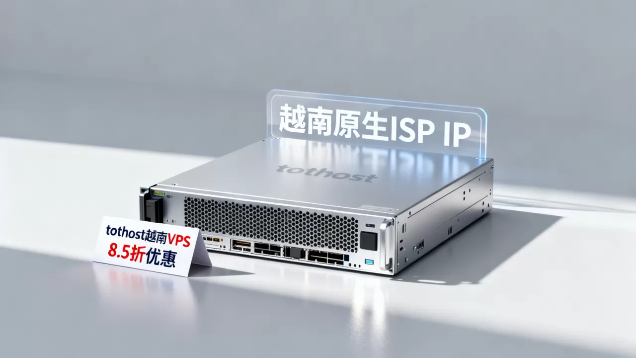 tothost越南VPS8.5折值得买吗，越南原生ISP IP VPS推荐