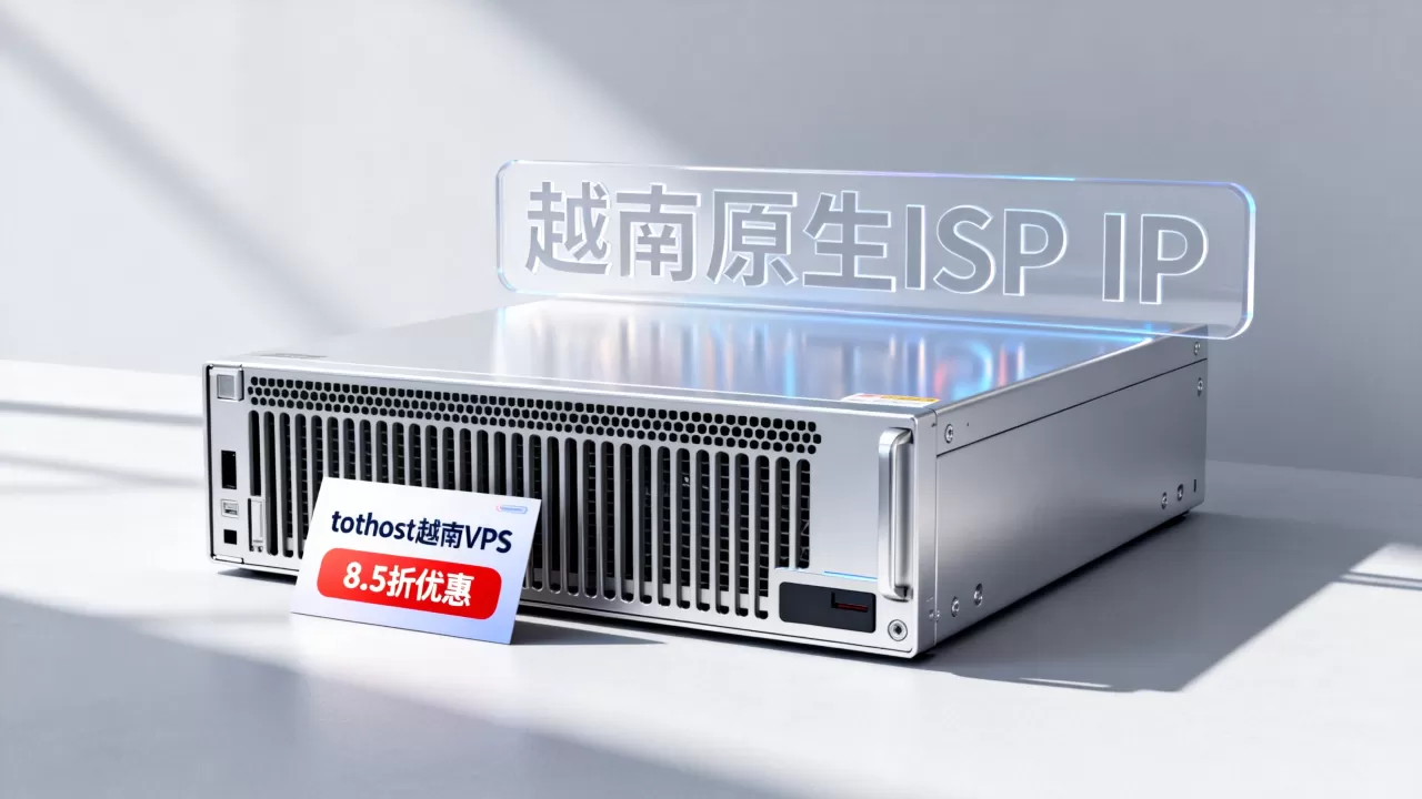 tothost越南VPS8.5折值得买吗，越南原生ISP IP VPS推荐