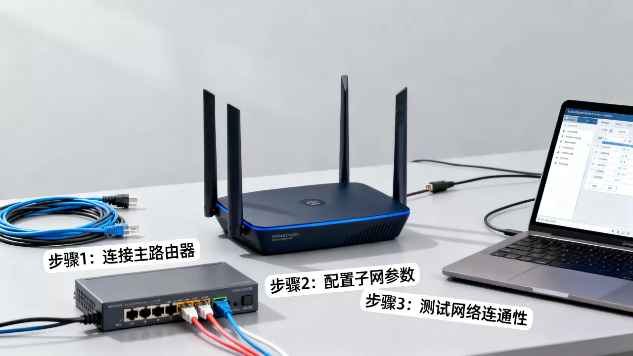 公司网络添加路由器怎么设置？企业网络扩容方案