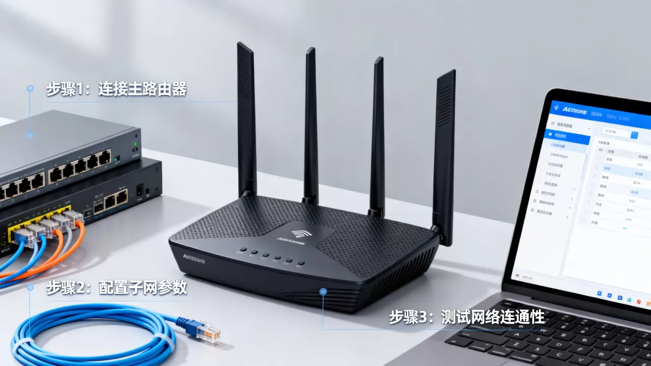 公司网络添加路由器怎么设置？企业网络扩容方案
