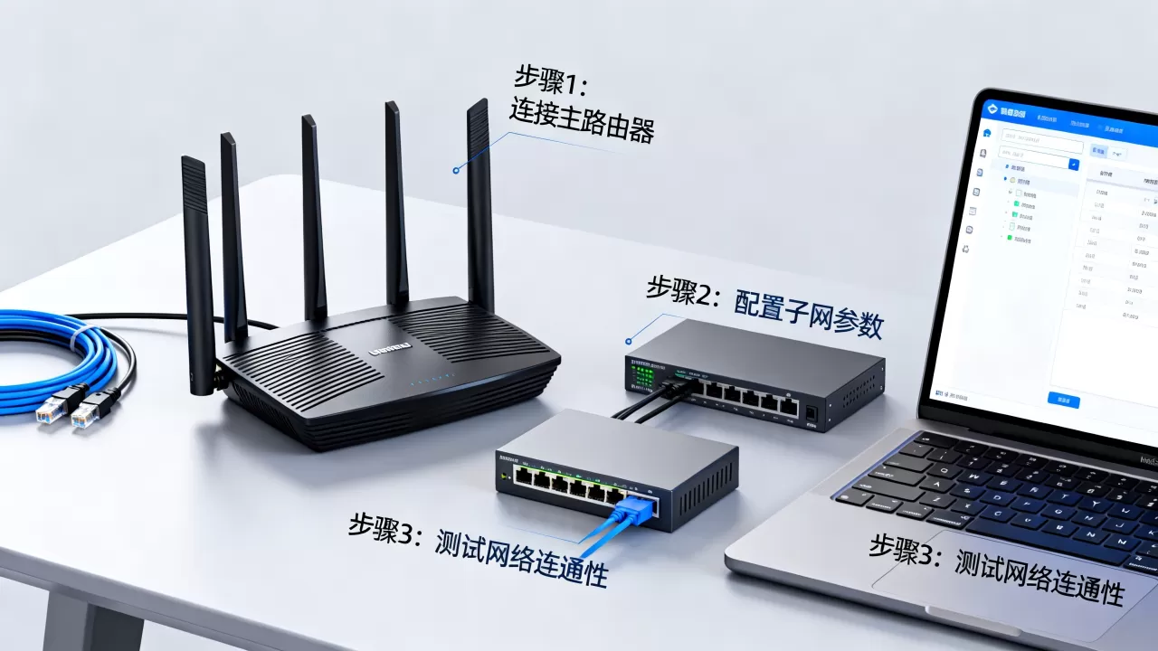 公司网络添加路由器怎么设置？企业网络扩容方案