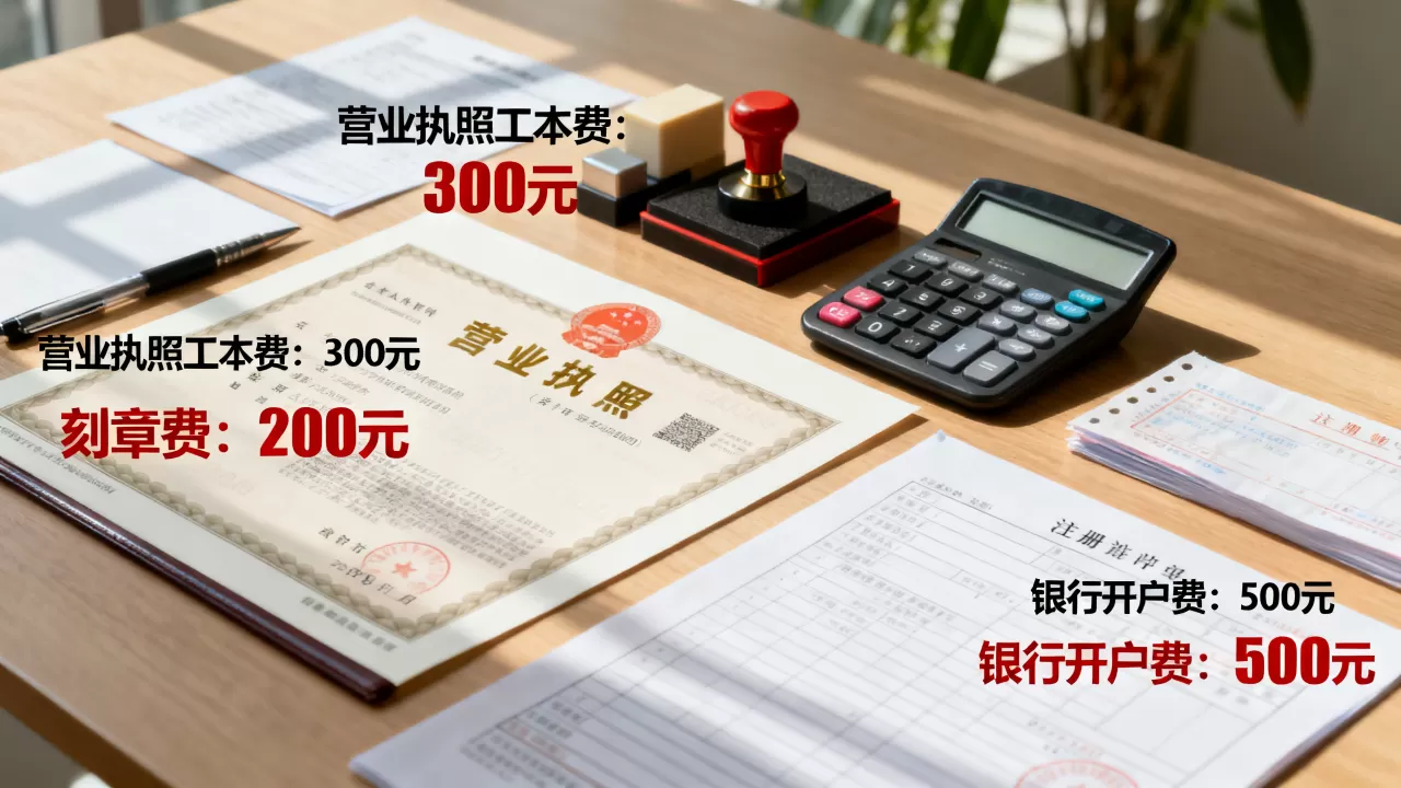 注册公司到底要花多少钱？2026年最新注册费用明细