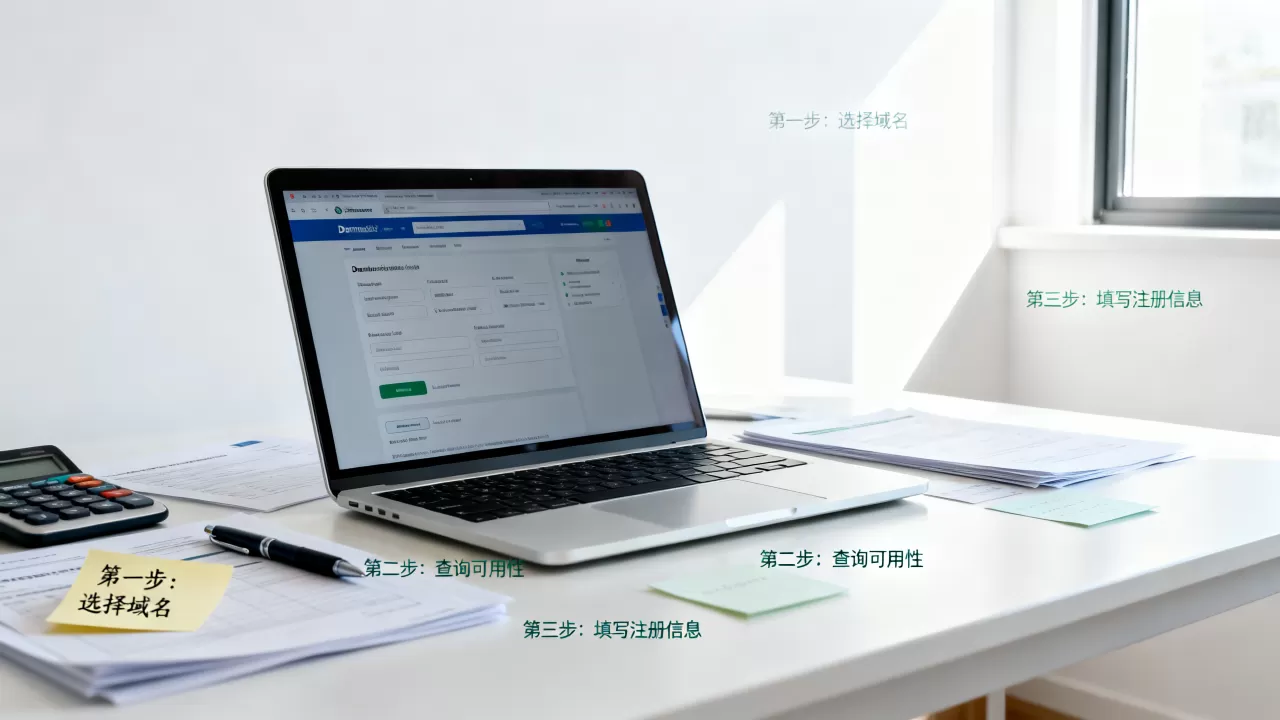 公司网站域名注册流程是怎样的？域名注册具体步骤