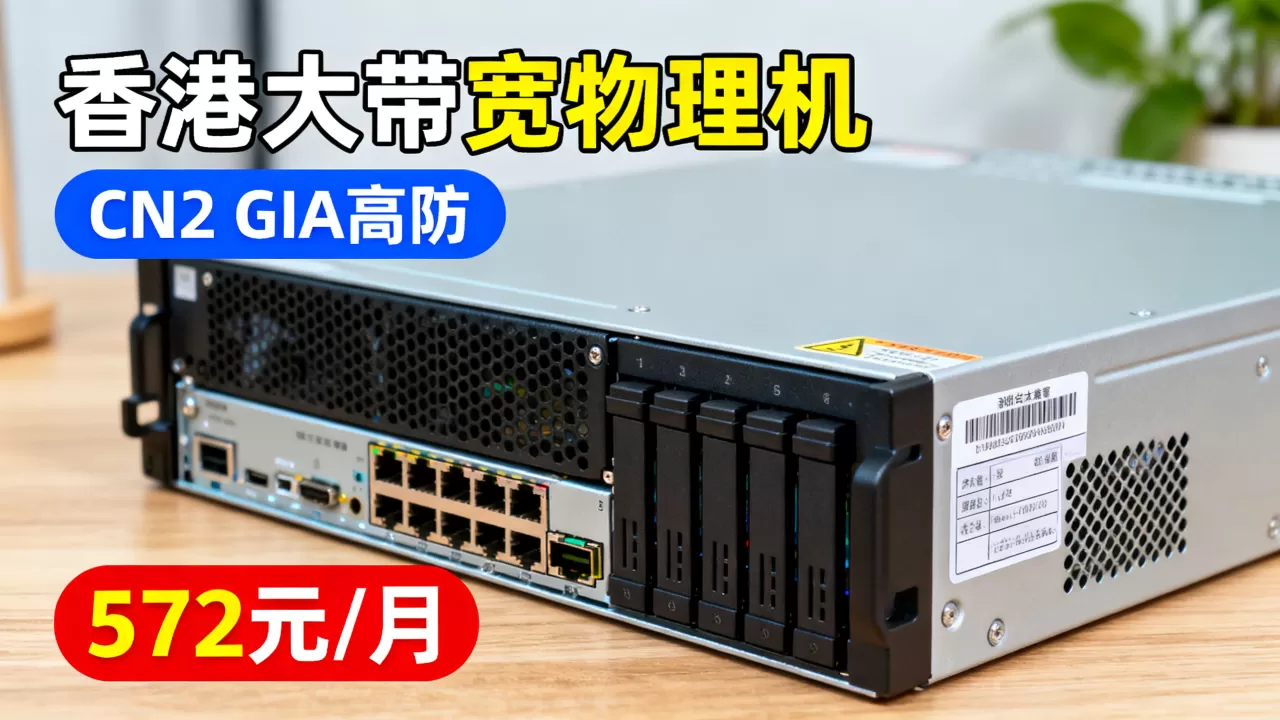 香港大带宽物理机572元/月值得入手吗，香港CN2 GIA高防服务器推荐