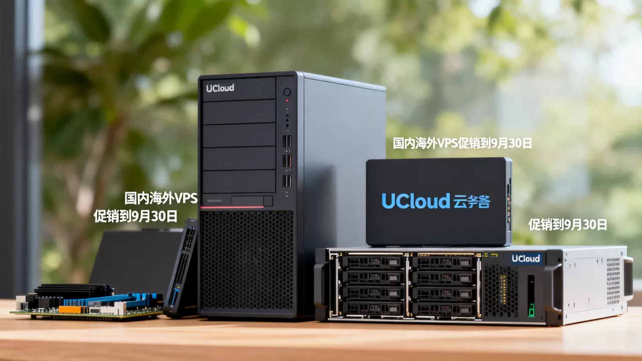 UCloud云服务器怎么样？国内海外VPS促销到9月30日
