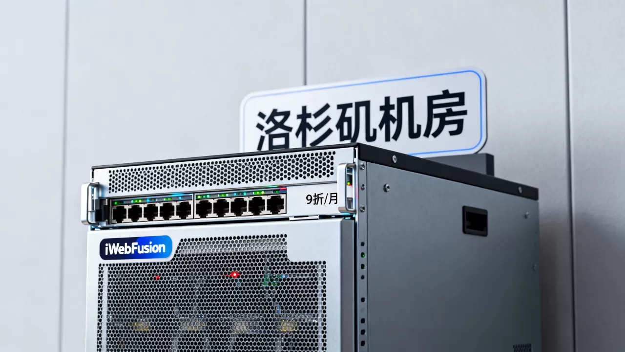 iWebFusion独立服务器9折/月值得买吗？洛杉矶机房哪家快