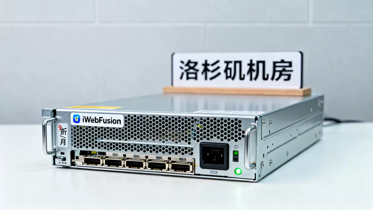 iWebFusion独立服务器9折/月值得买吗？洛杉矶机房哪家快