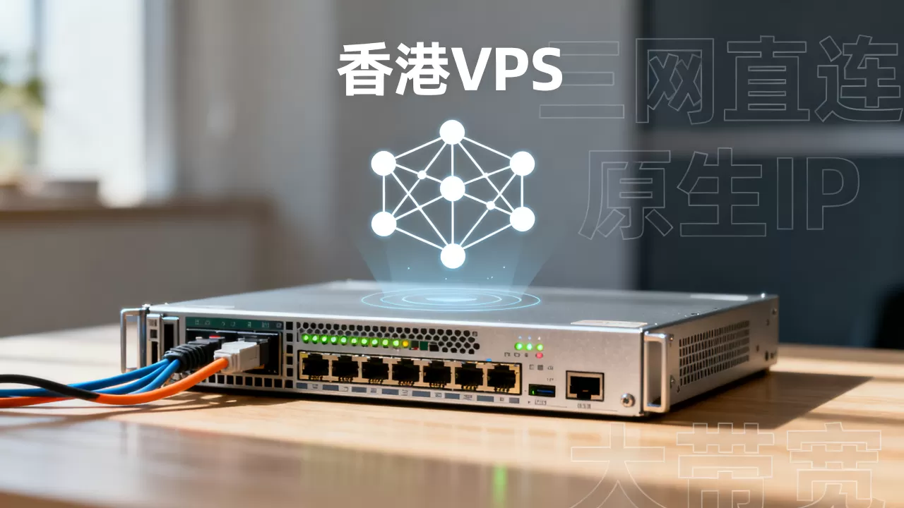 HostYun香港VPS三网直连回国好用吗？香港原生IP大带宽VPS推荐