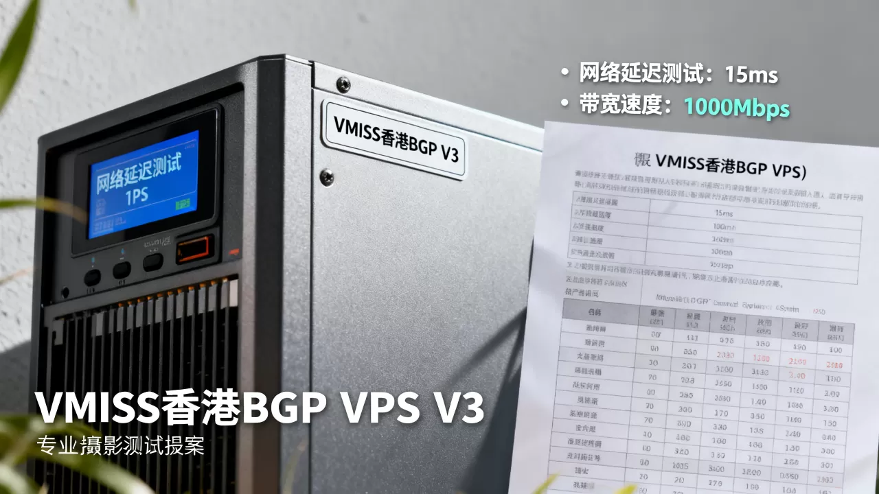 VMISS香港BGP VPS新品V3值得买吗，香港BGP VPS测评