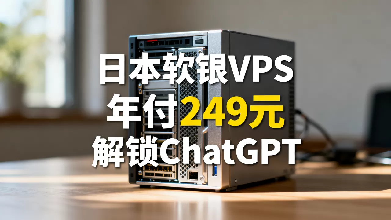 六六云日本软银VPS年付249元能解锁ChatGPT吗，日本VPS推荐