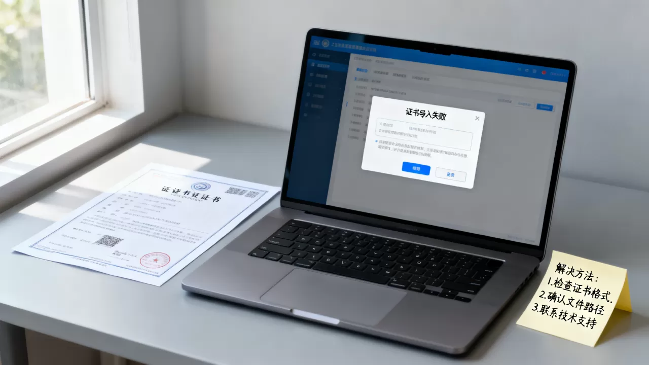 个人证书导入失败怎么办？证书导入失败解决方法
