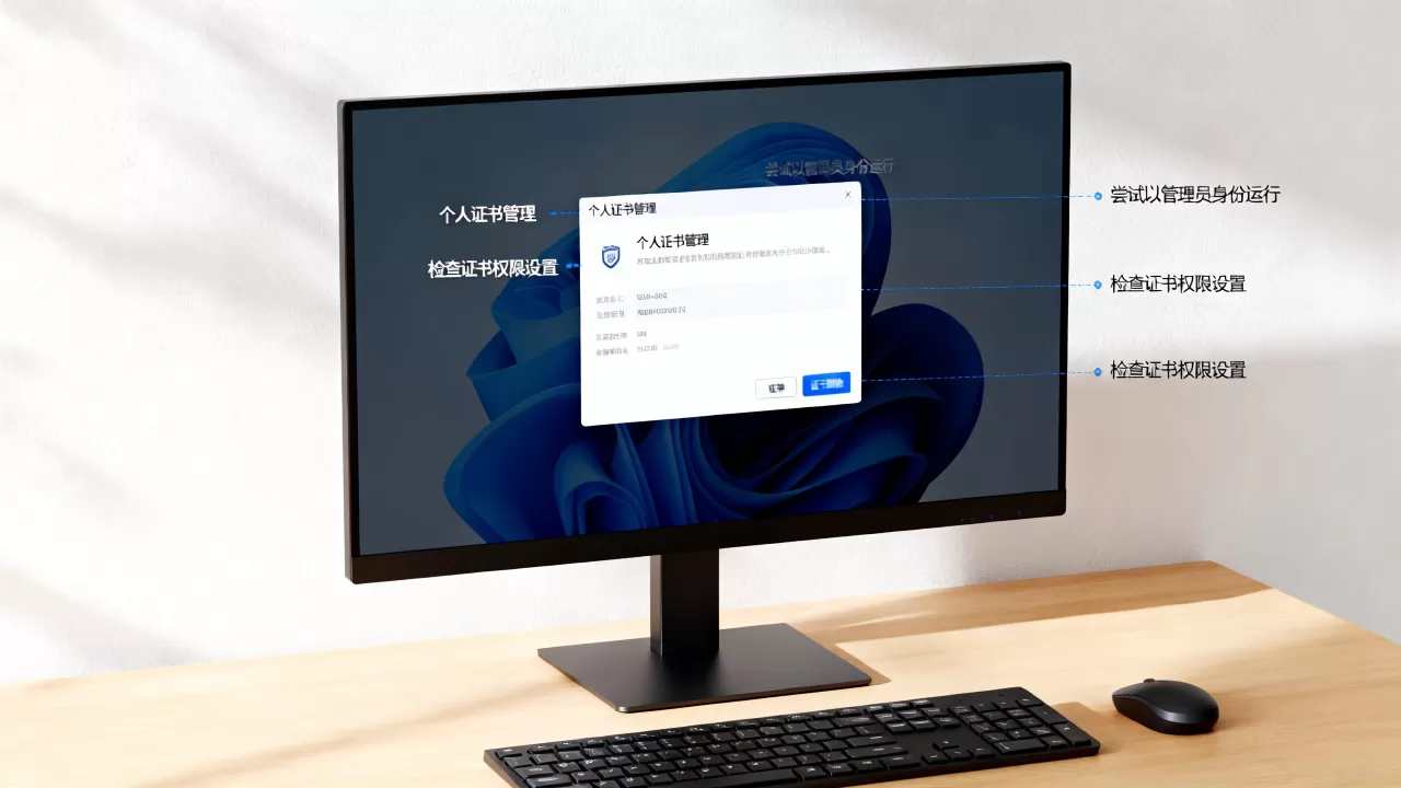 个人证书删不掉怎么办？电脑里个人证书无法删除怎么解决