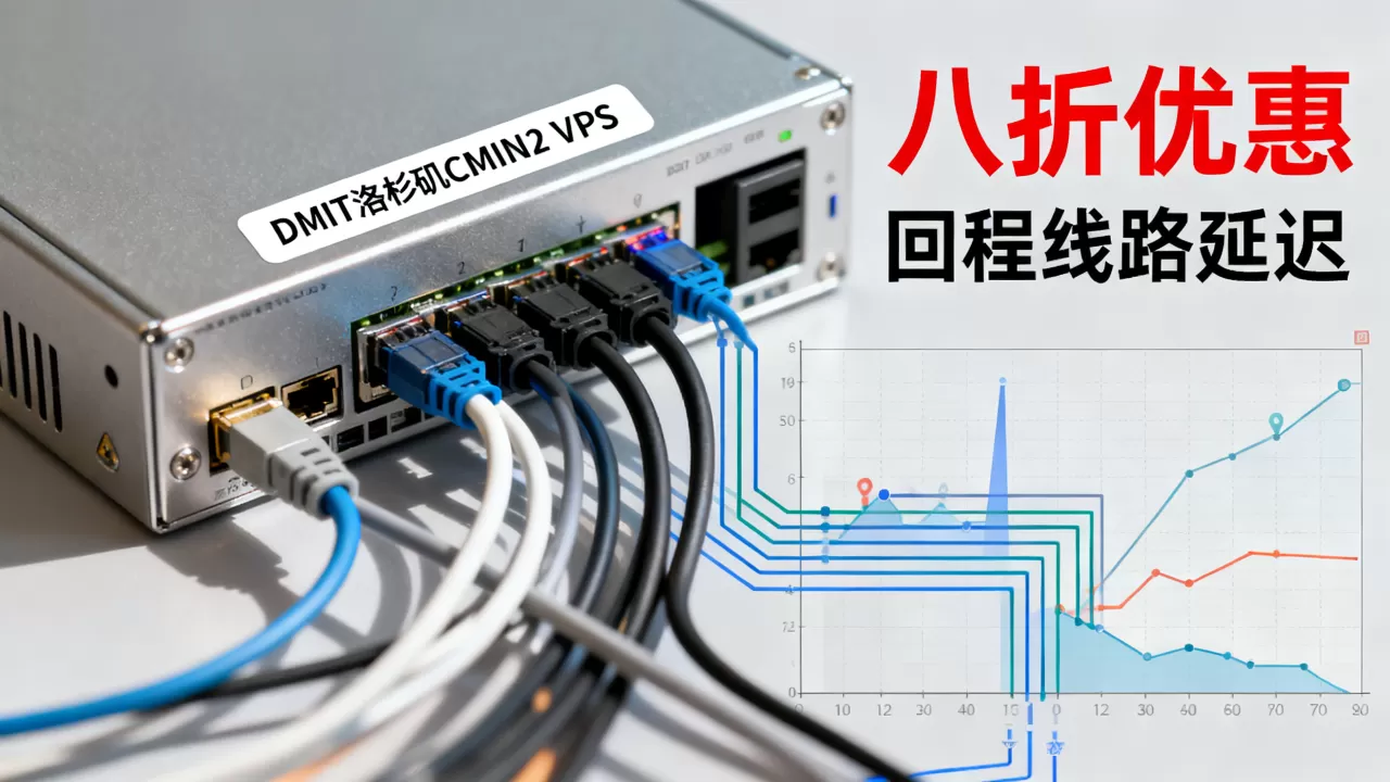 DMIT洛杉矶CMIN2 VPS八折值得买吗,CMIN2回程线路延迟多少
