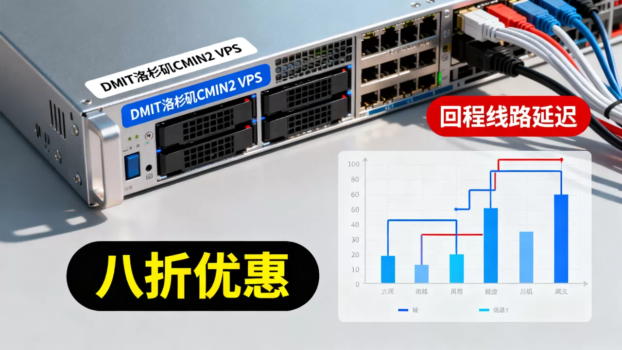 DMIT洛杉矶CMIN2 VPS八折值得买吗,CMIN2回程线路延迟多少