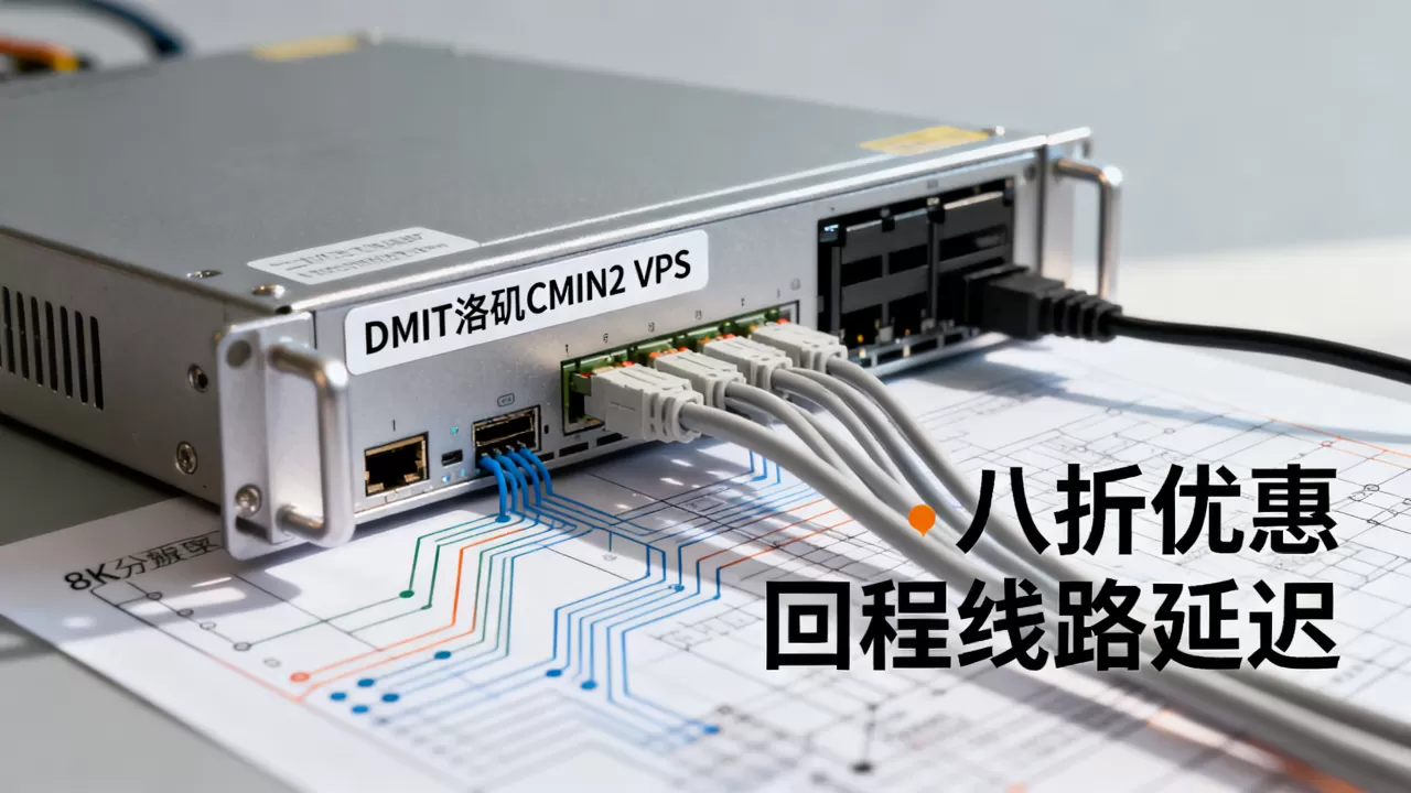 DMIT洛杉矶CMIN2 VPS八折值得买吗,CMIN2回程线路延迟多少