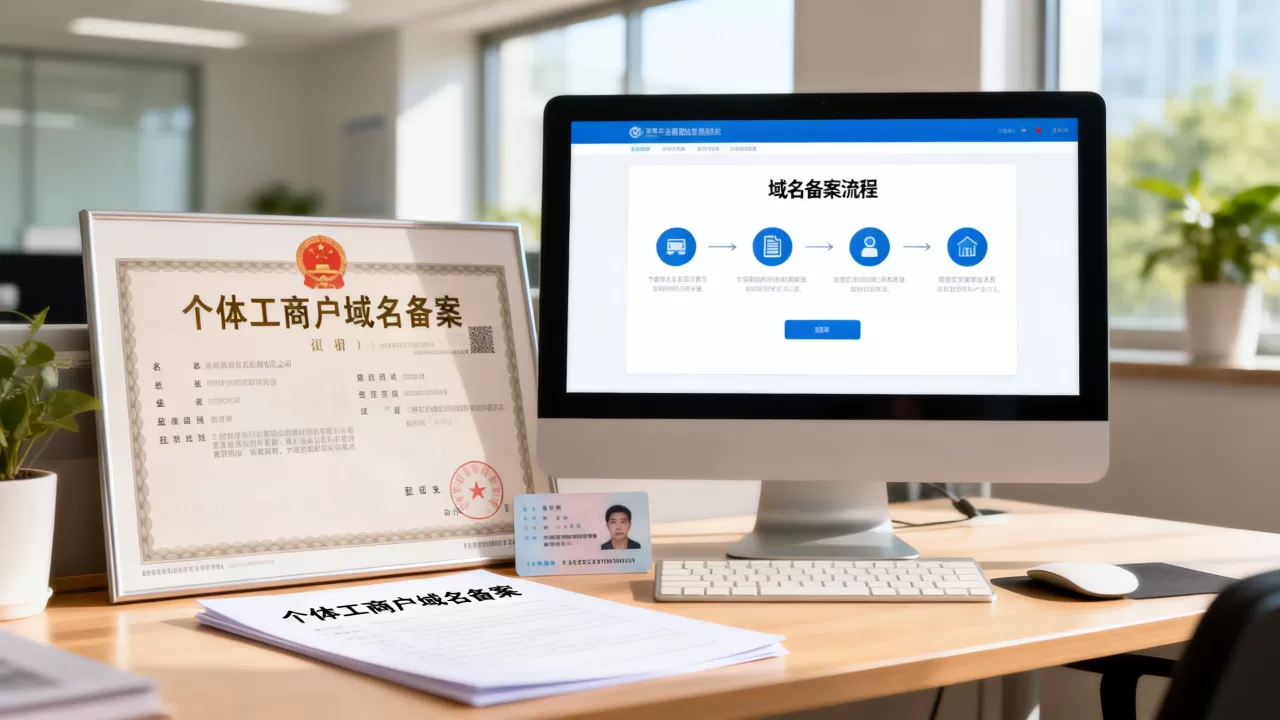 个体工商户域名备案怎么操作？个体工商户域名备案流程