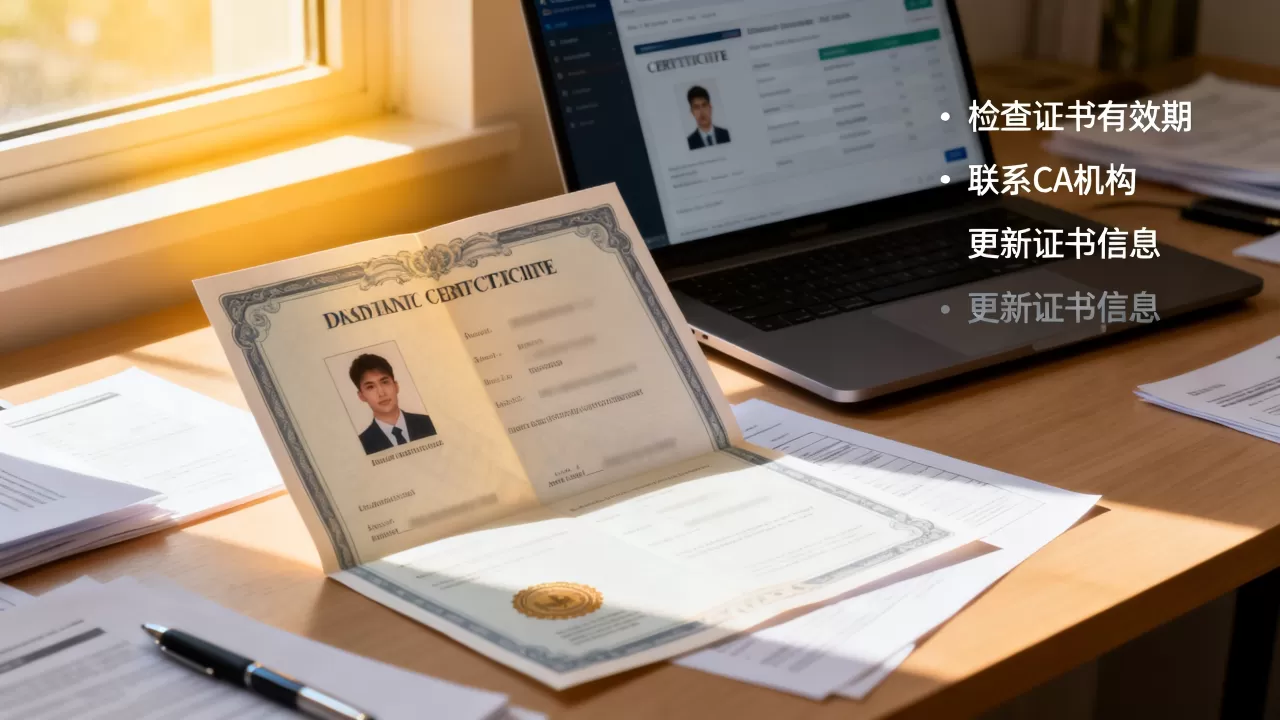 个人证书主题cn异常怎么办？个人证书主题cn异常怎么解决